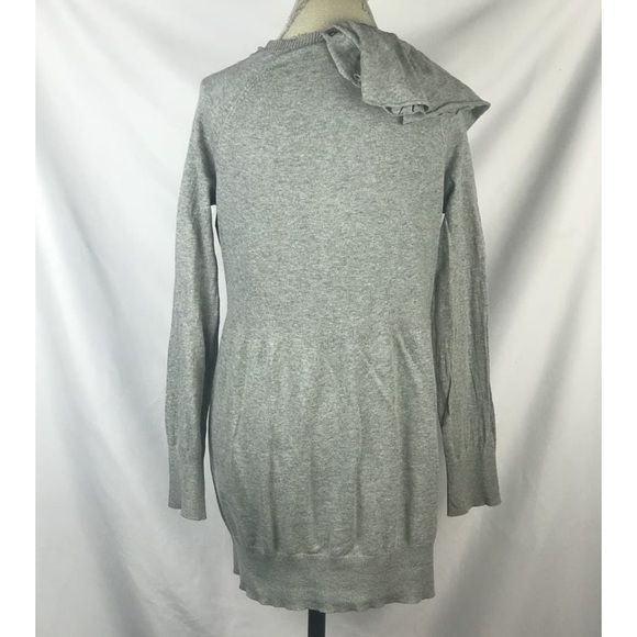 Anthropologie Moth Winter Lei Long Ruffle Cardigan - Picture 6 of 12